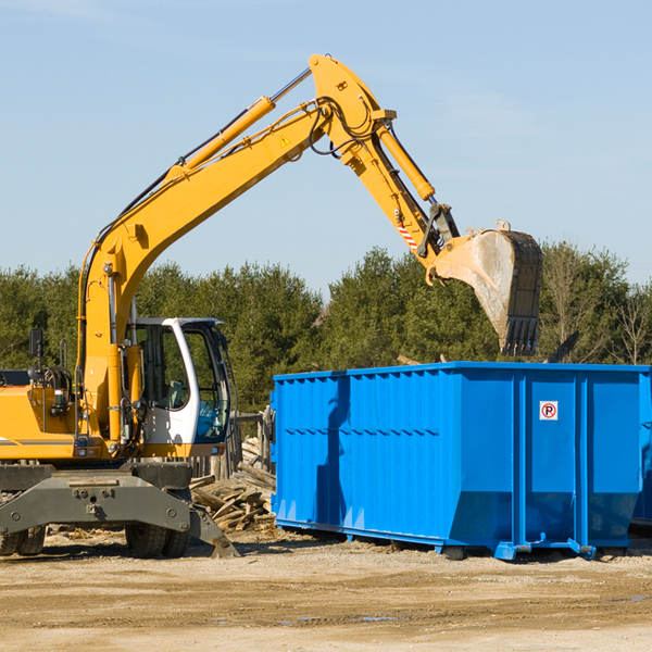 are there any restrictions on where a residential dumpster can be placed in Ferndale California